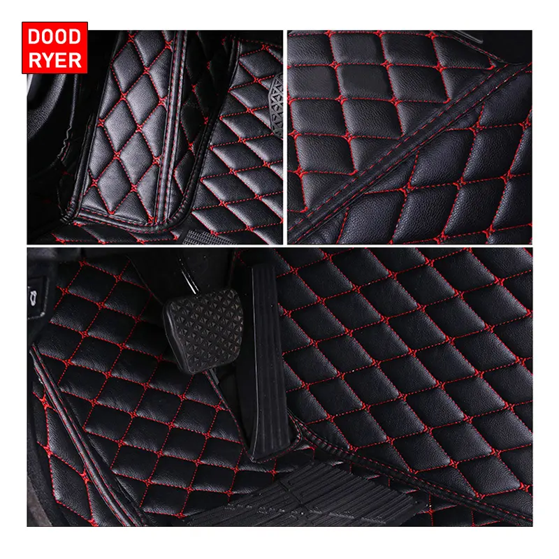 DOODRYER Custom Car Floor Mats For Peugeot 3008 2009-2023 Auto Carpets Foot Coche Accessorie
