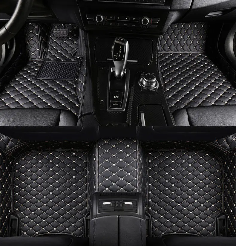 Custom Car Floor Mats for CITROEN all models C5 Cross Tourer C6 DS3 DS4 DS5 DS7 C-Elysee Xsara c3 aircross Interior Accessories