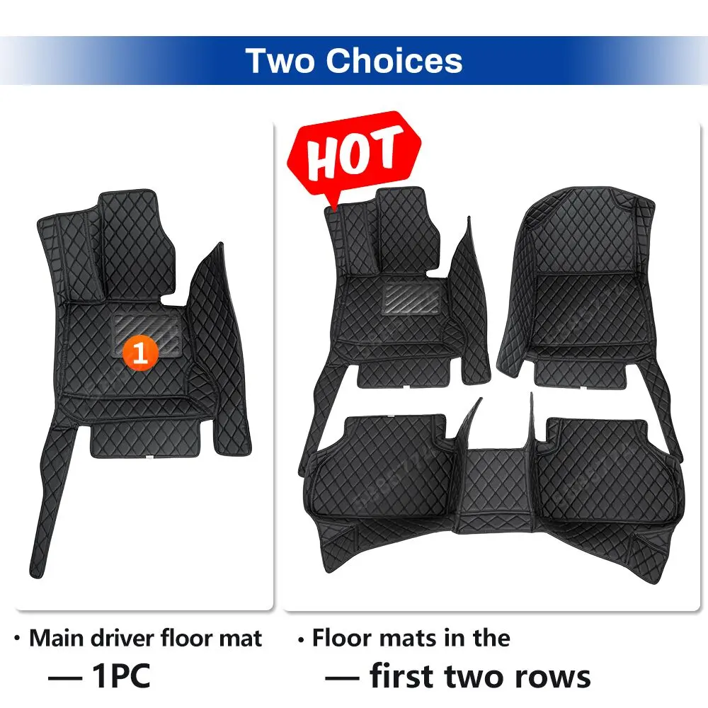 Car Floor Mats For BMW 1 Series E81 2 Door 2007-2011 E82 E87 E88 F20 4 Door 2012-2018 Auto Carpet Cover Interior Accessories