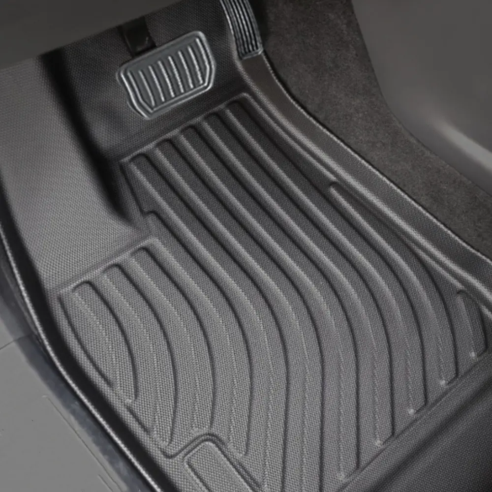 For Tesla Model X 2016-2020 TPE Floor Mats,5/6/7 Seater All Weather Waterproof Anti-Slip Trunk Liners Interior Accessories