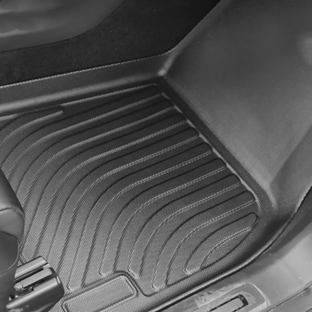 For Tesla Model X 2016-2020 TPE Floor Mats,5/6/7 Seater All Weather Waterproof Anti-Slip Trunk Liners Interior Accessories