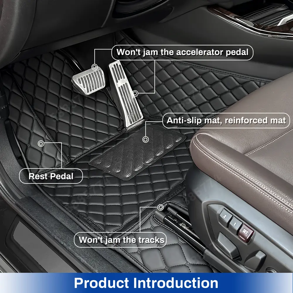 Car Floor Mats For BMW 1 Series E81 2 Door 2007-2011 E82 E87 E88 F20 4 Door 2012-2018 Auto Carpet Cover Interior Accessories