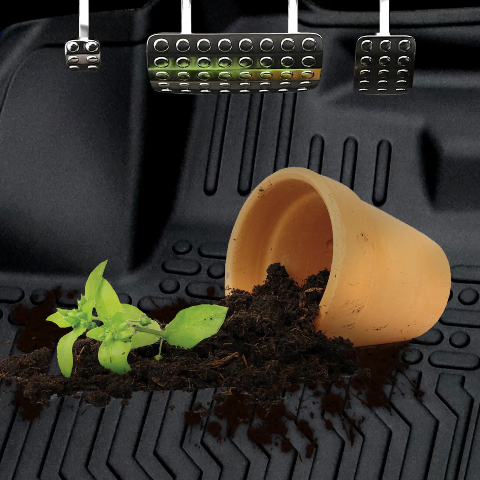 TPE Rubber Car Floor Mats For 12-18 Ford Focus All-Weather