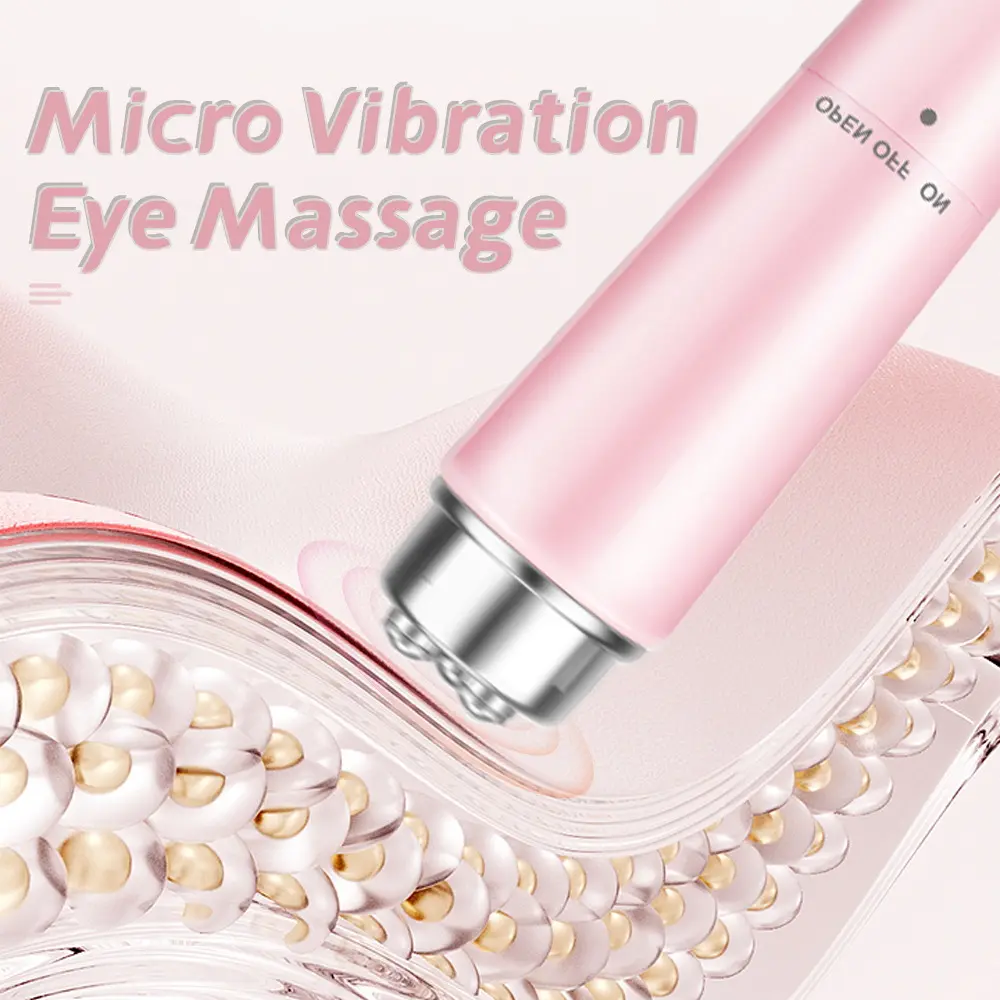 Electric Eye Massager with Micro-Vibration Tech Eye Face Beauty Relieving Eye Dark Circles Eyebags Eye Lifting Massage Device