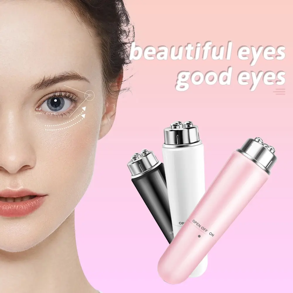 Electric Eye Massager with Micro-Vibration Tech Eye Face Beauty Relieving Eye Dark Circles Eyebags Eye Lifting Massage Device