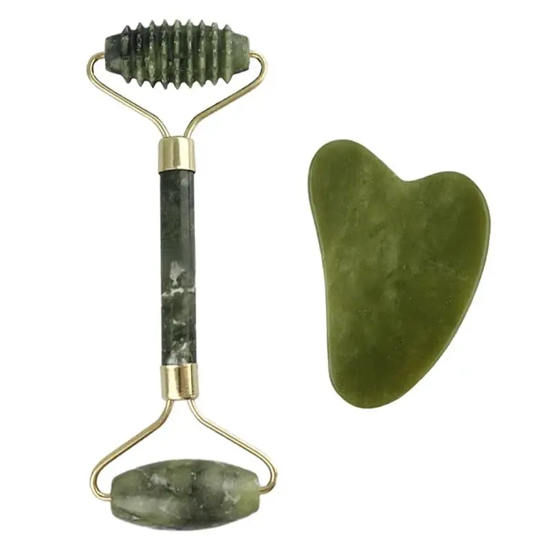 Guasha Beautiful Massage Jade Scraping Massage Scraper Face Massager Acupuncture Gua Sha Eye Face Board SPA Massage Tool