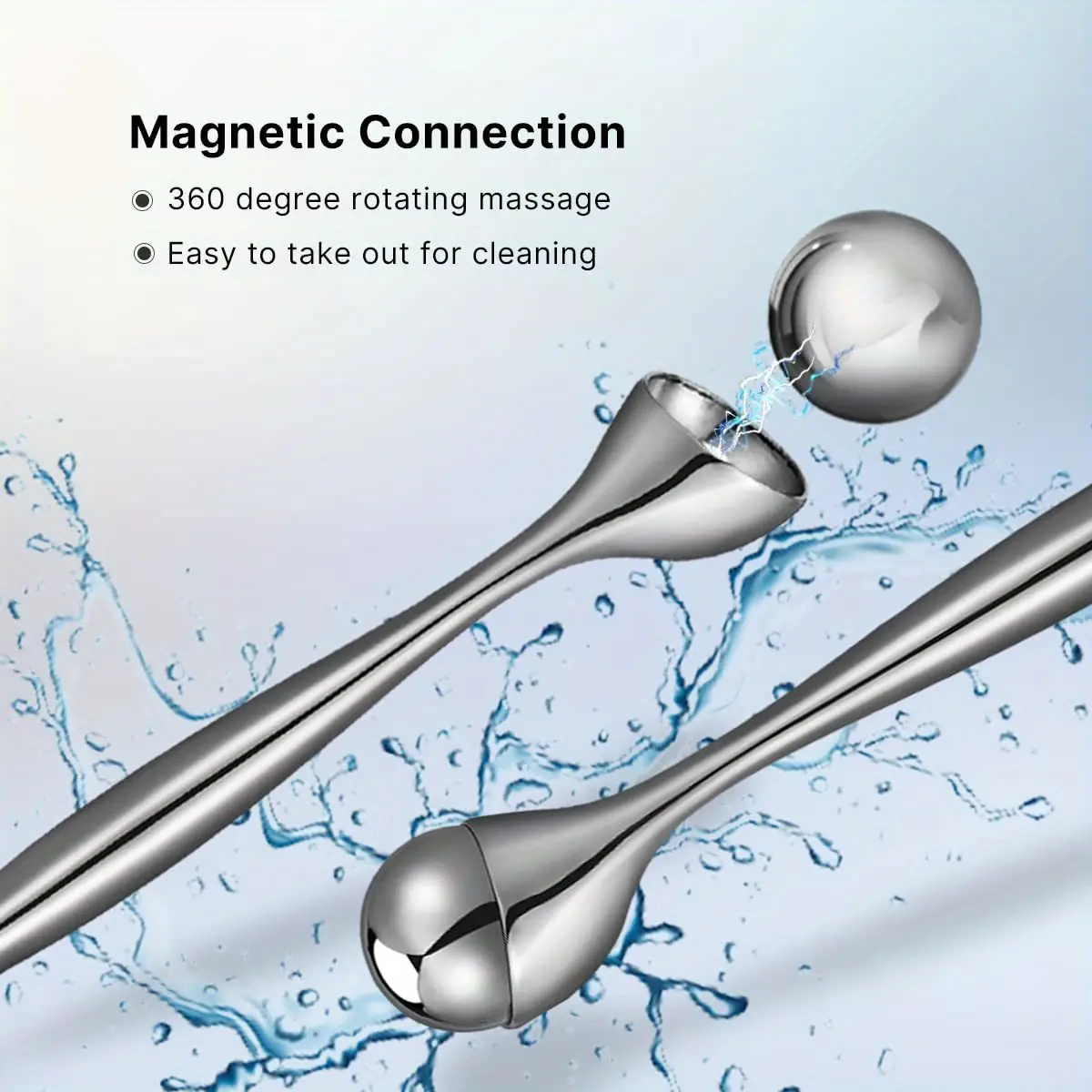 Stainless Steel Eye Massager & Face Rollers Face Massager Tool For Puffiness Eye Bags Ideal For Daily Facial Care Body Massager