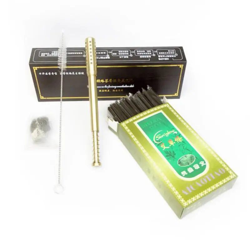 HANRIVER Household small pure copper warm moxibustion rods face eye special moxibustion stick moxibustion apparatus 4 mm
