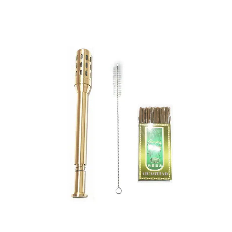 HANRIVER Household small pure copper warm moxibustion rods face eye special moxibustion stick moxibustion apparatus 4 mm
