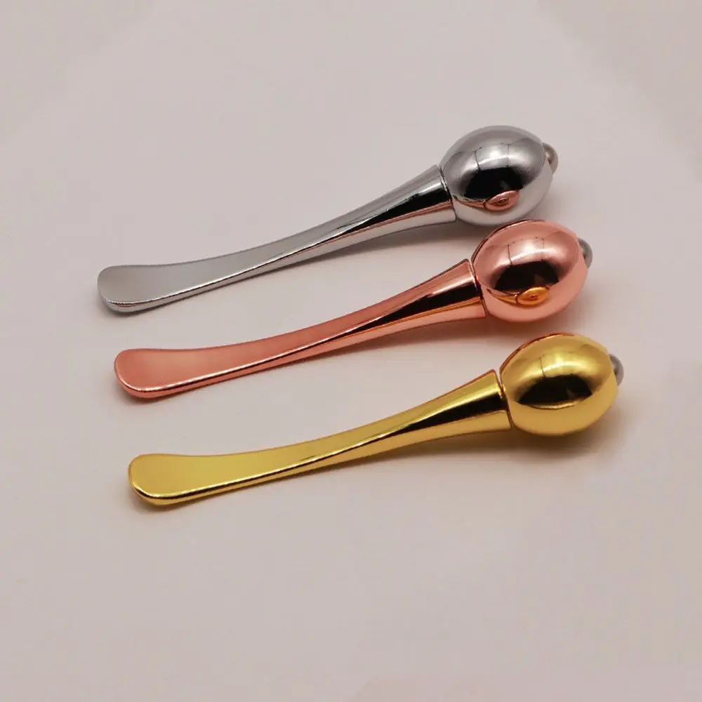 Skincare Product Mini Massage Stick Facials T-shape Face Lifting Eye Massage Roller Face Cream Applicator Eye Cream Spoon