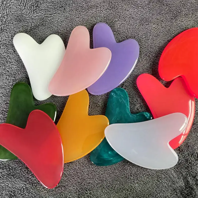 Beautiful Massage Beeswax Guasha Scraping Massage Scraper Face Massager Acupuncture Gua Sha Eye Face Board SPA Massage Tool