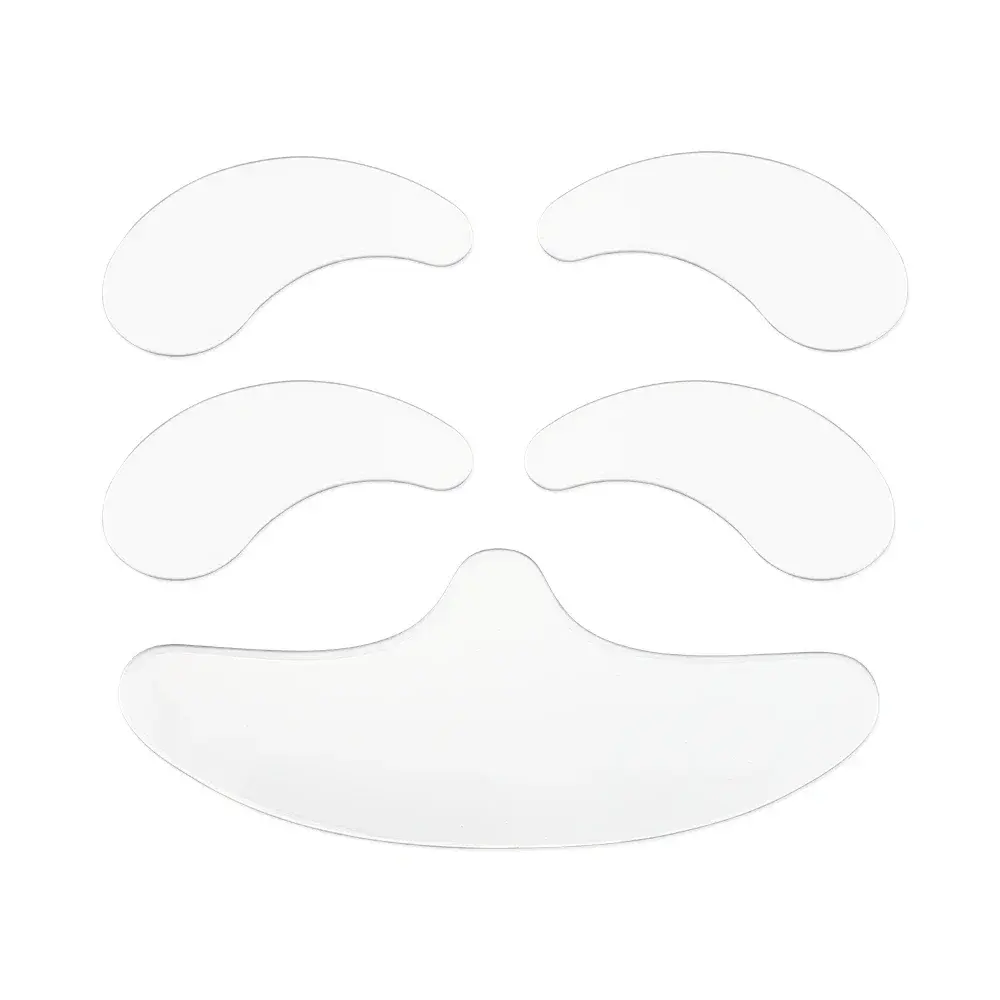 5Pcs Face Forehead Neck Eye Anti Wrinkle Aging Care Sticker Pad Patch Reusable Anti Wrinkle Silicone Patches Skin Lifting Tool
