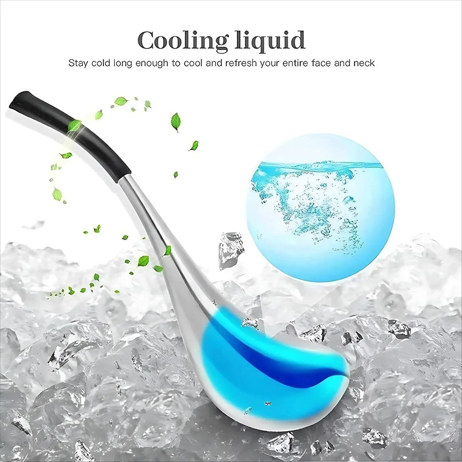 Ice Globes Facial Skin Care Tool for Face and Eyes Stainless Steel Beauty Cryo Sticks for Women Cooling Spa Globes Cold Roller
