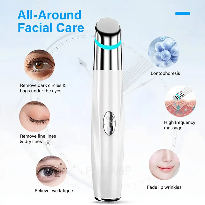 Electric Facial Massager Micro Vibration Eye Beauty Instrument For Relax Eye Dark Circles Eye Bags Wrinkles Puffiness