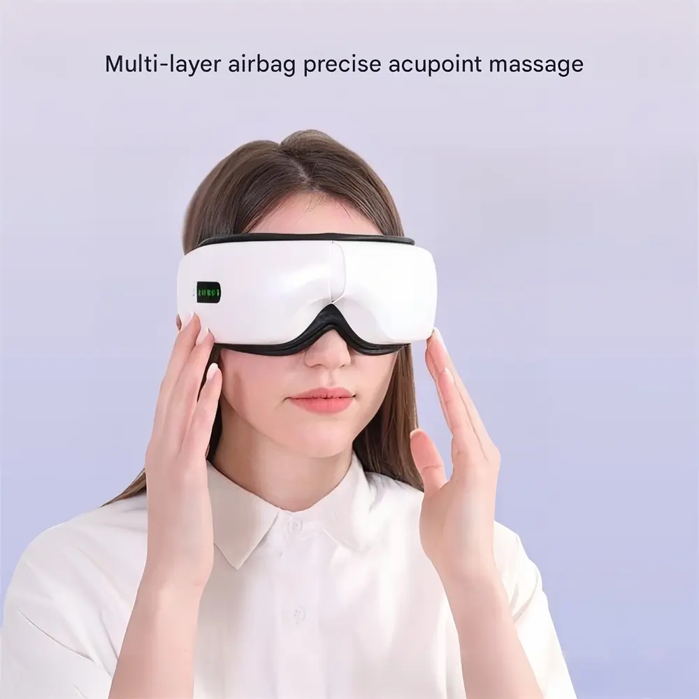 Eye Massager Air Pressure Massage Hot Compress Vibration Eye Protector Bluetooth Music Silent Eye Mask
