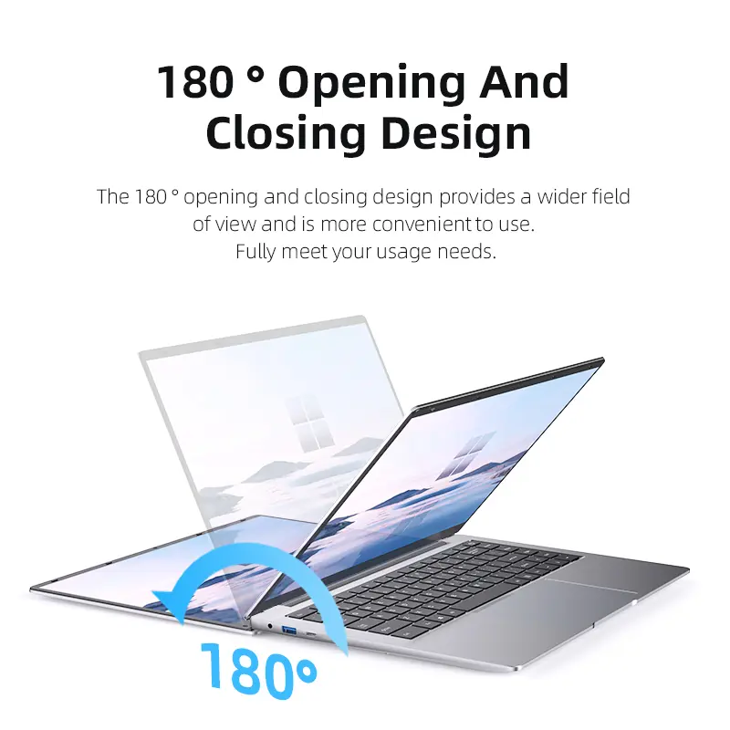 2025 Laptop Computer Windows 11 Notebook 14.1 Inch Intel Celeron N4000 12GB 512GB 1920*1080 Resolution Office Study PC computer