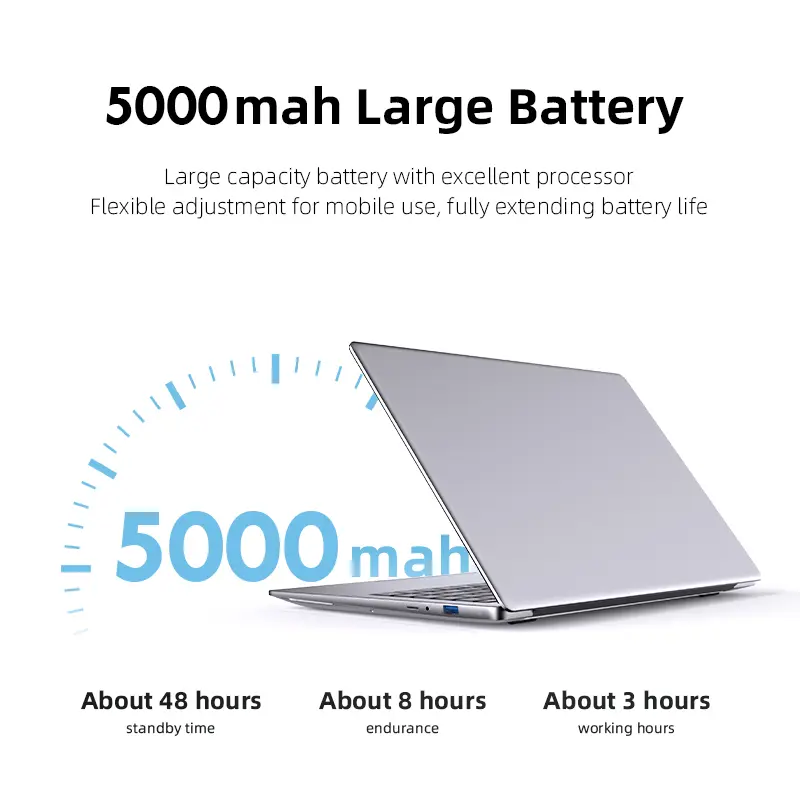 New Laptop Computer Windows 11 Pro Intel Celeron N4000 2025 Notebook PC Gamer 12GB RAM 512GB 1TB SSD 1920*1080 Office Computer
