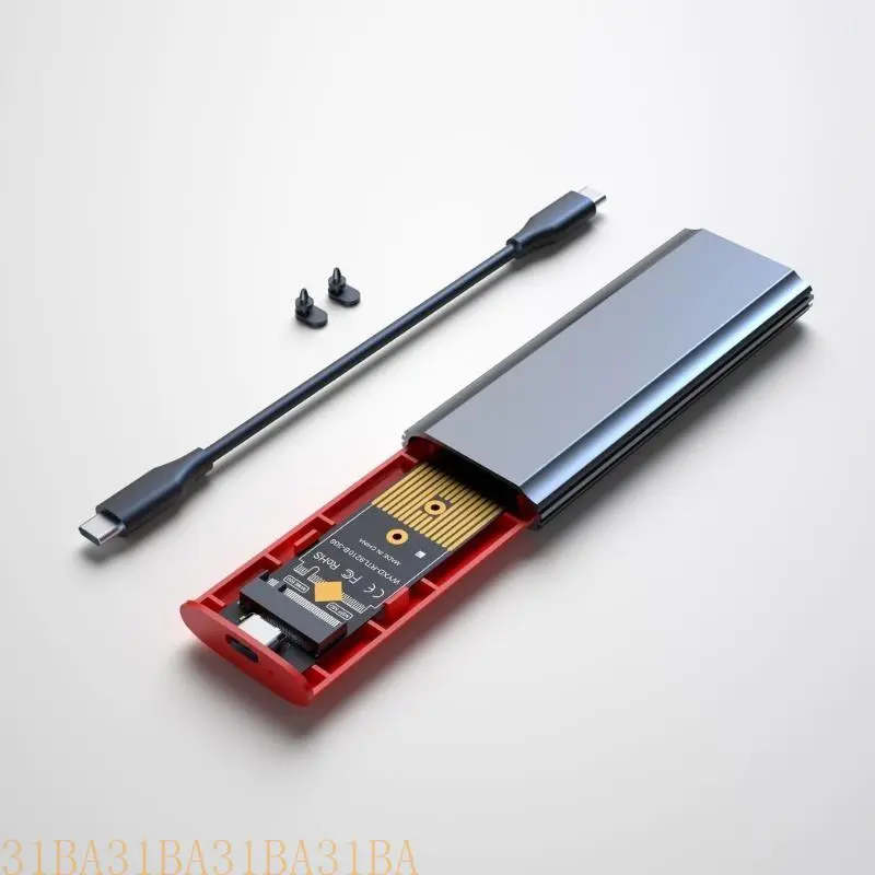652F SSD Case- Box Support NVME PCIE  to USB Type-C 3.1 SSD Adapter for Hard Drive Disk Box  SSD Case- Enclosure