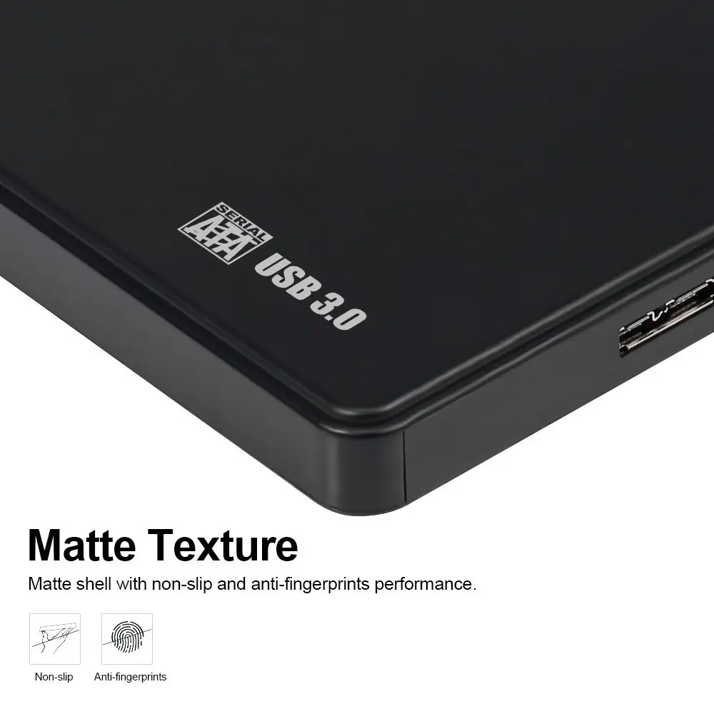 2.5-inch Mobile Hard Disk Box SATA to USB3.0 Notebook Hdd Solid-State Mechanical Hard Disk SSD Enclosure for Laptop Tool-free