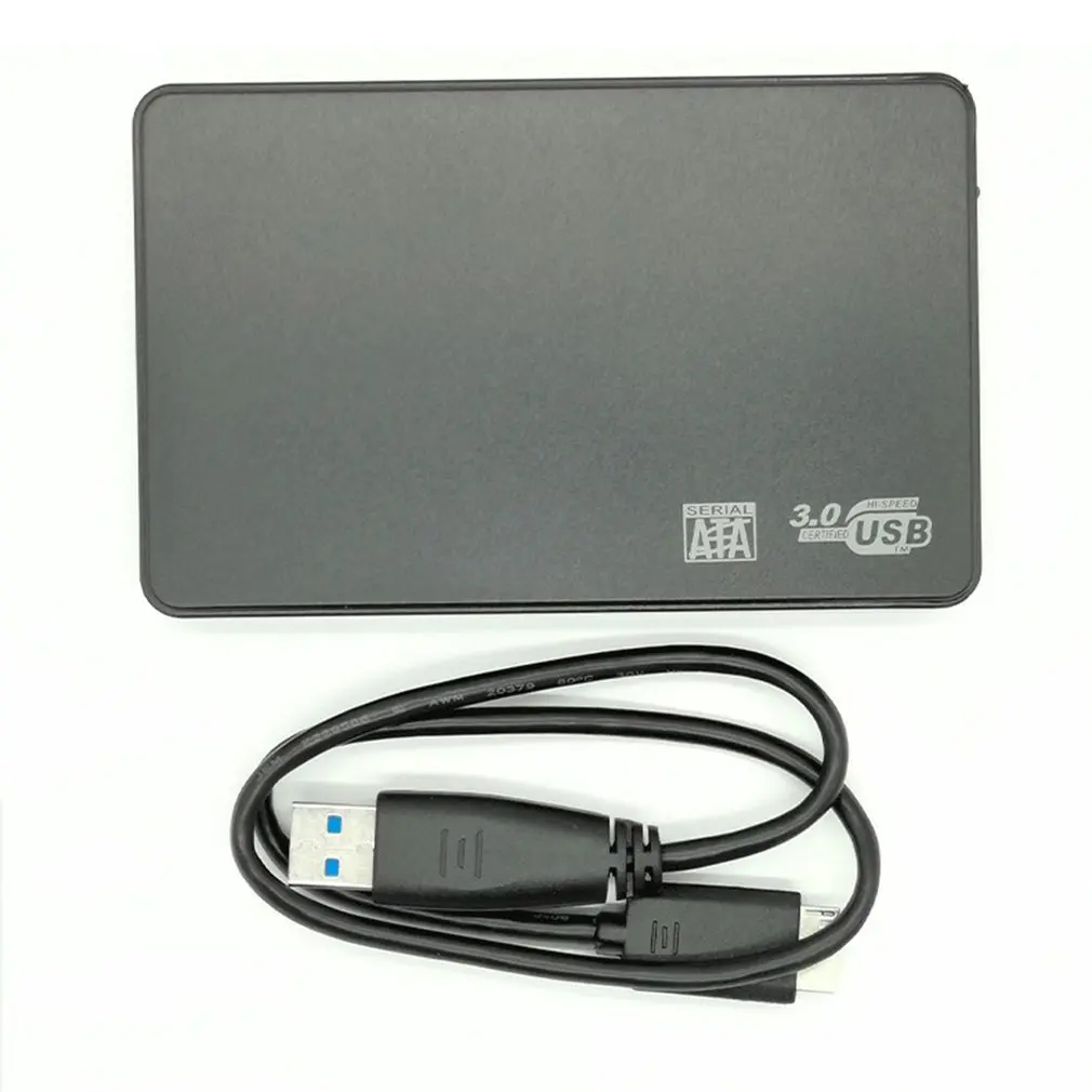 2.5-inch Mobile Hard Disk Box SATA to USB3.0 Notebook Hdd Solid-State Mechanical Hard Disk SSD Enclosure for Laptop Tool-free