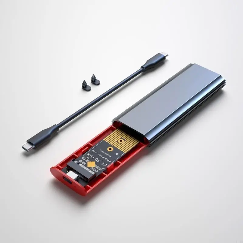 NVME SSD Enclosure USB3.1 Type-C -Gen2-Hard Drive Box Tool-free Installation