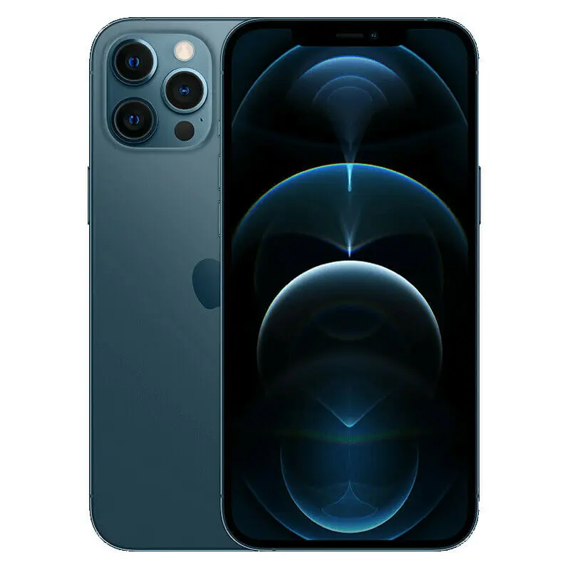 Apple iPhone 12 Pro Max / 13 Pro Max 128/256/512GB ROM Original 6.7" Retina OLED RAM 6GB Face ID NFC Unlocked 5G Mobile Phones