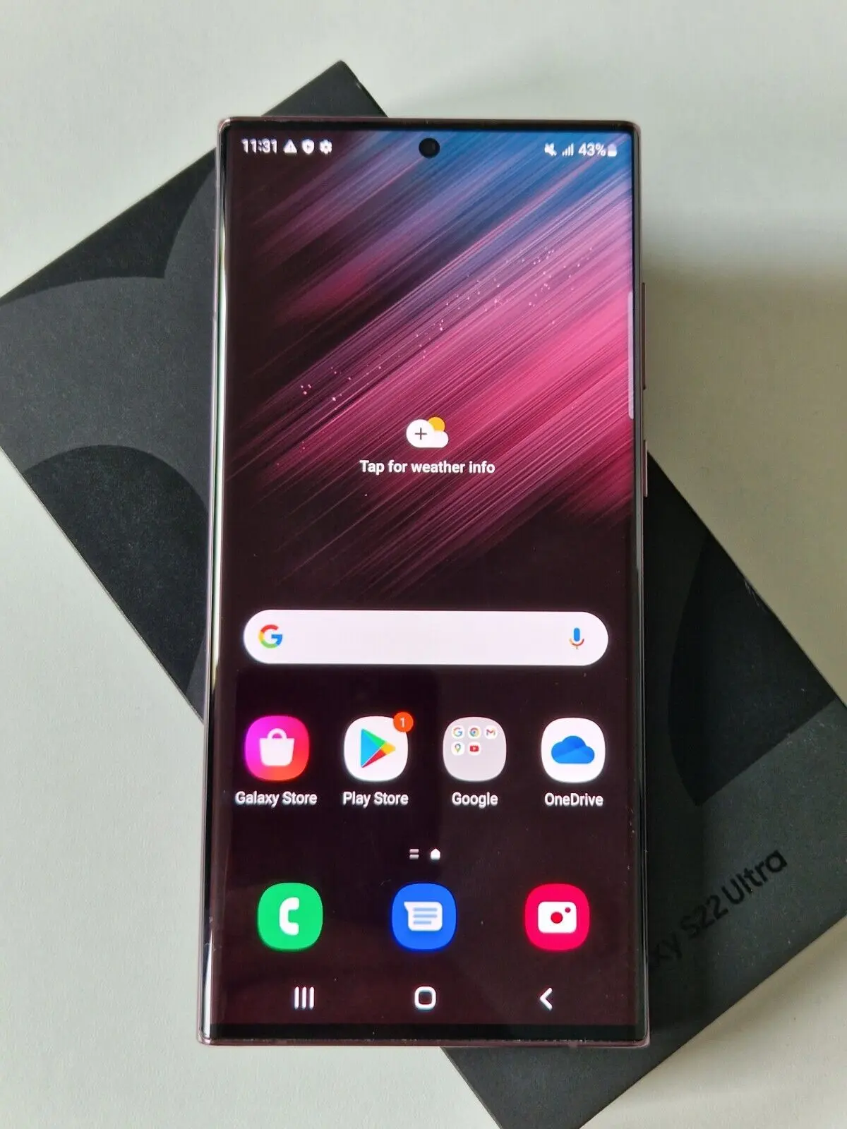 Samsung Galaxy S22 Ultra 5G Global Version Dual Sim/ 2 SIMs RAM 8/12GB 128/256/512GB ROM 6.8" AMOLED NFC SPen Snapdragon Phone
