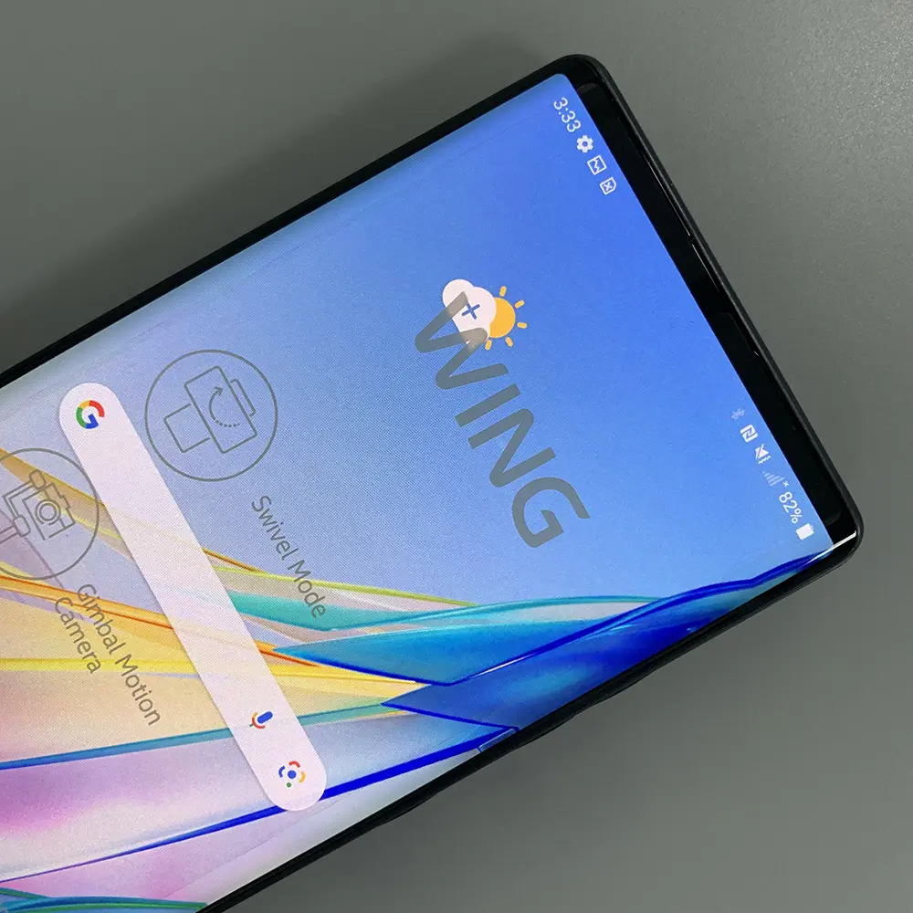 Original LG Wing LMF100N LMF100VM 5G Mobile Phone 8GB RAM 128GB/256GB ROM 6.8 inches Single/Dual SIM Octa Core Android CellPhone