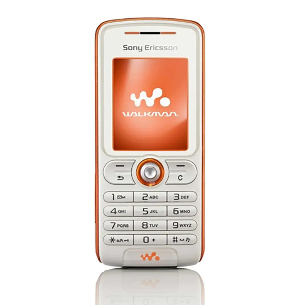Original Sony Ericsson W200 2G Mobile Phone 1.8'' UBC 65K Colors Screen FM Radio 0.3MP GSM 900 / 1800 / 1900 w200i CellPhone
