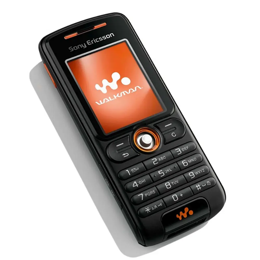 Original Sony Ericsson W200 2G Mobile Phone 1.8'' UBC 65K Colors Screen FM Radio 0.3MP GSM 900 / 1800 / 1900 w200i CellPhone