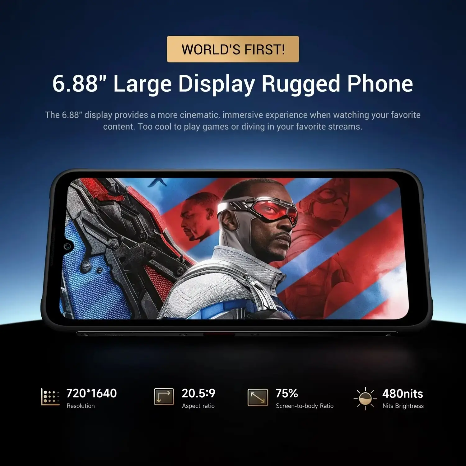 NEW Fossibot F112 PRO 5G Rugged Smartphone 6.88" HD+ 7150mAh  RAM & ROM 24G(8+16)+256G Mobile Phone Android 14 50MP Cell Phone