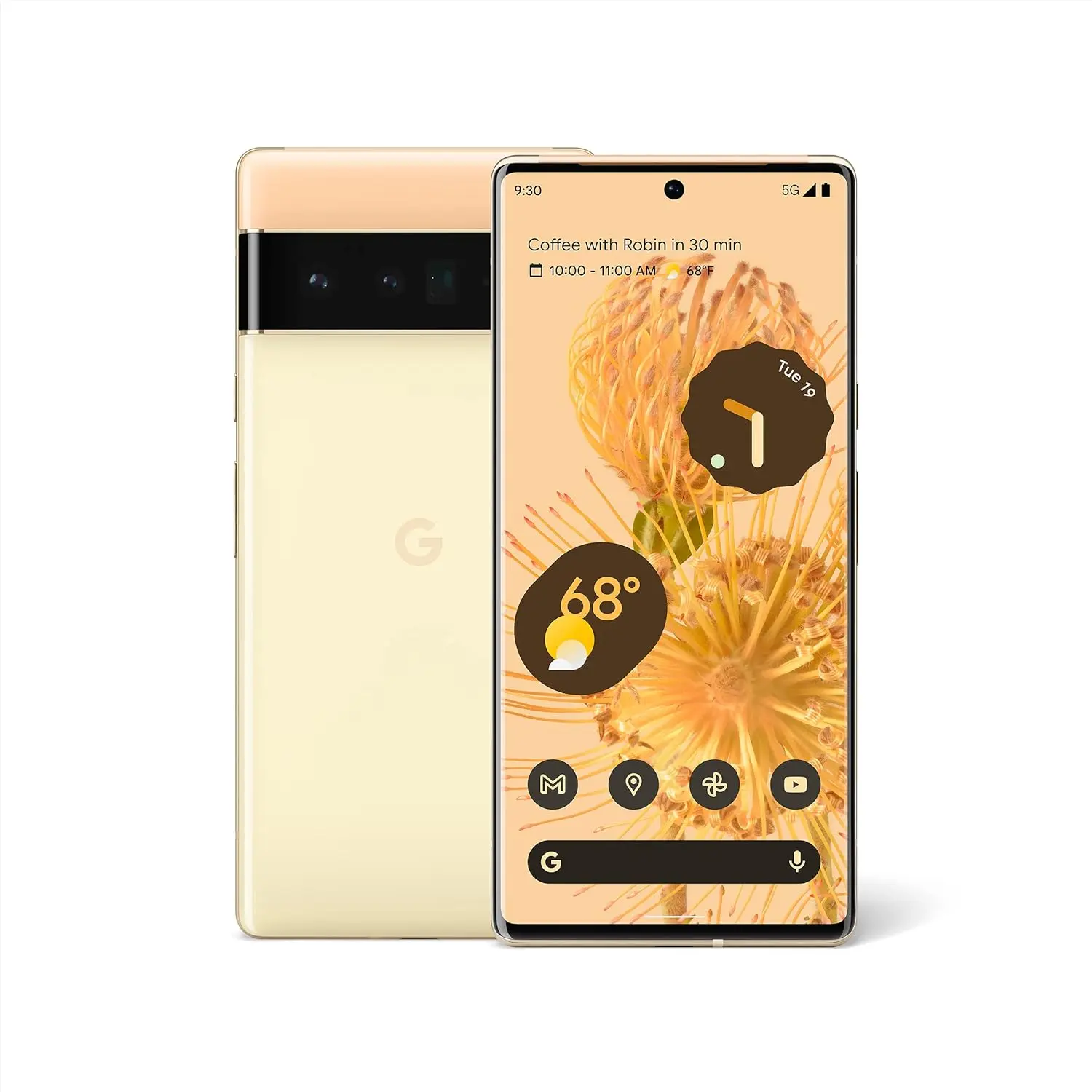 Original Unlocked Google Pixel 6 Pro 5G Mobile Phone 6.71'' 12GB RAM 128GB 256GB ROM NFC Octa Core Andriod SmartPhone