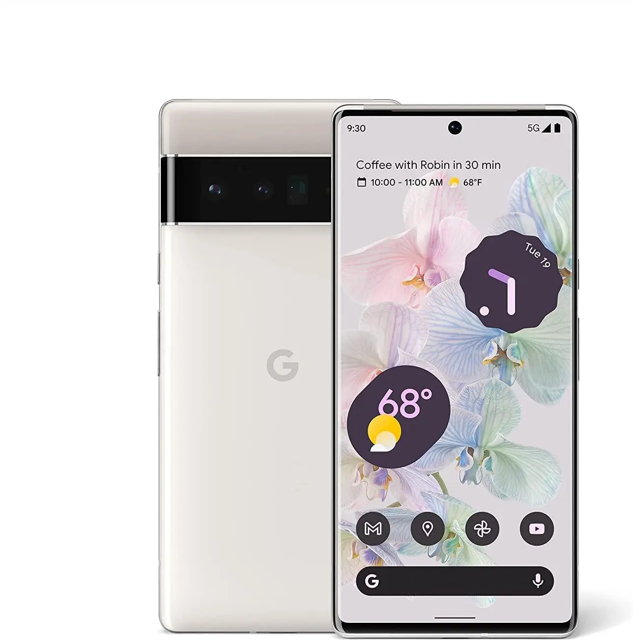 Original Unlocked Google Pixel 6 Pro 5G Mobile Phone 6.71'' 12GB RAM 128GB 256GB ROM NFC Octa Core Andriod SmartPhone