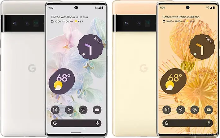 Original Unlocked Google Pixel 6 Pro 5G Mobile Phone 6.71'' 12GB RAM 128GB 256GB ROM NFC Octa Core Andriod SmartPhone
