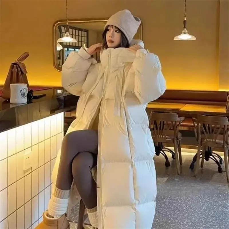 2024 New Winter Coat Women Thicken Warm Oversized Hoodies Casual Loose Jacket Korean Autumn Winter Fashion Down Cotton Parkas