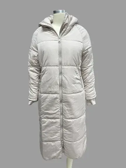Women Long Loose Autumn Winter Solid Color Hooded Long Sleeve Hooded Parkas Outwear Jacket Coats Casual Zipper