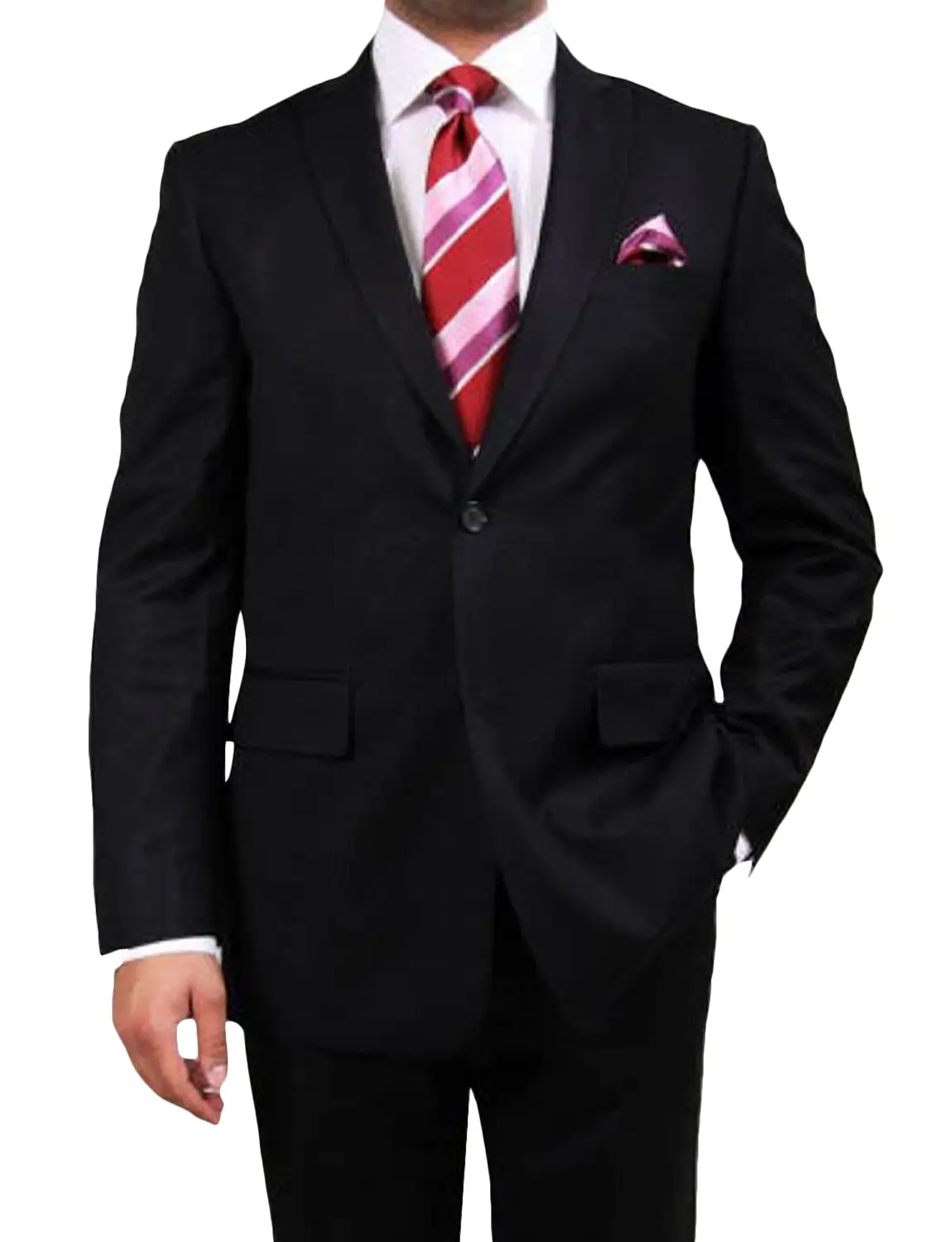 Men's 2 Piece Formal Two Buttons Suit Dinner Jacket & Pants