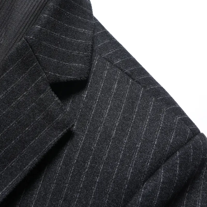 8XL Asian Size Men's Suit Jacket, Single Breasted V-Neck Coat, Business Casual Office Blazer, Purple Blue Gray Black 5XL 6XL 7XL