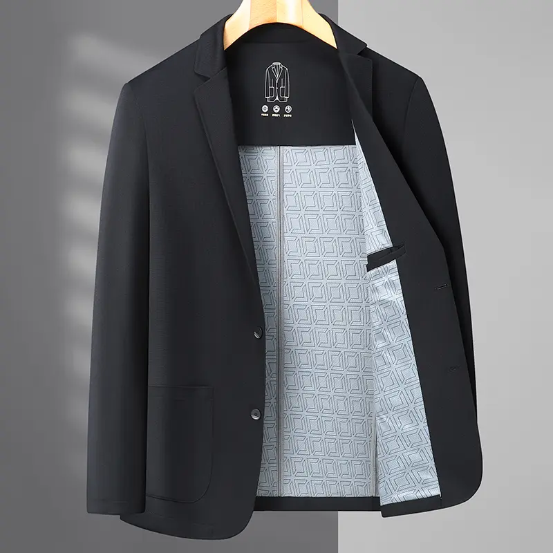 2025 High Quality Fashion Handsome Autumn New Business Fashion Business Casual Casual Suit Solid Color Single West Coat  M-4XL