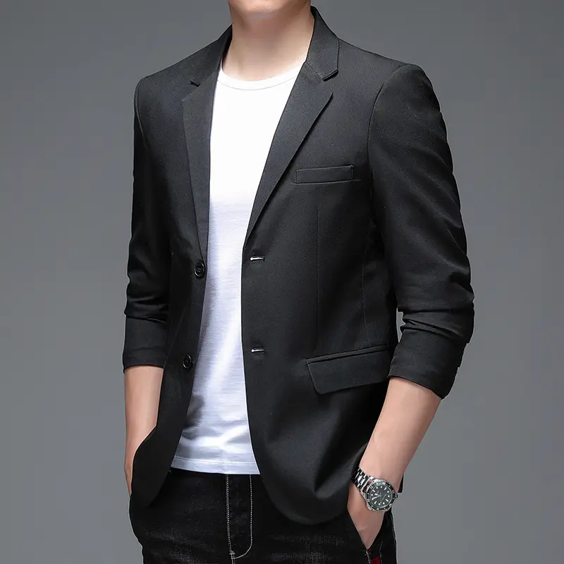 2025 High Quality Fashion Handsome Thin Spring and Autumn Style All Fashion Business Casual Single Suit Jacket  M-4XL