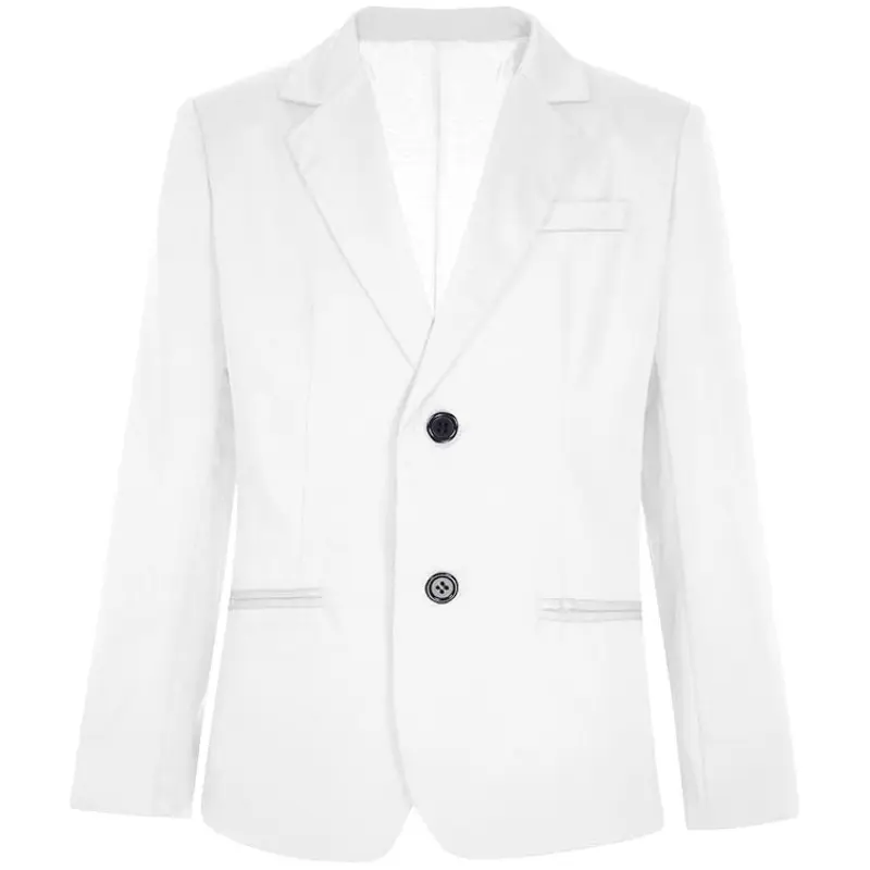 Men's suit jacket | Classic 2-button fitted business formal top | Banquet and wedding dress jacket | Versatile suit