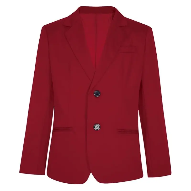 Men's suit jacket | Classic 2-button fitted business formal top | Banquet and wedding dress jacket | Versatile suit