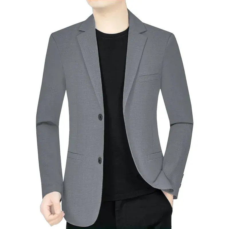Men Thin Suit Blazers Jackets Business Casual Suit Designer Coats New Spring Summer Formal Wear Slim Fit Blazers Jackets Size4XL