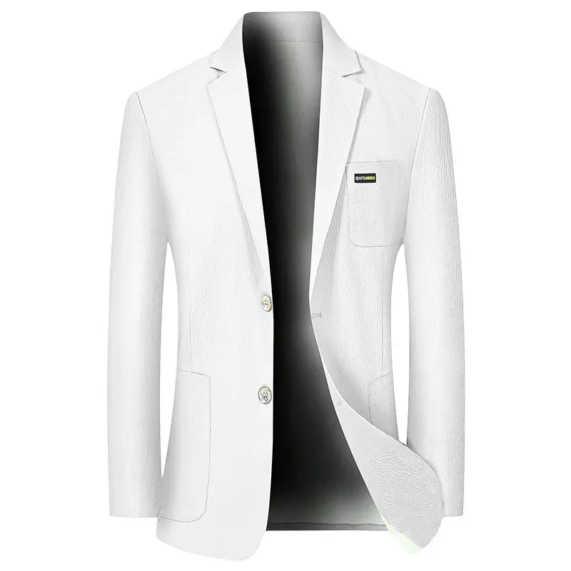 New Summer Men Thin Breathable Sunscreen Quick Drying Blazers Jackets Male Slim Fit Blazers Business Casual Suits Coats Size 4XL