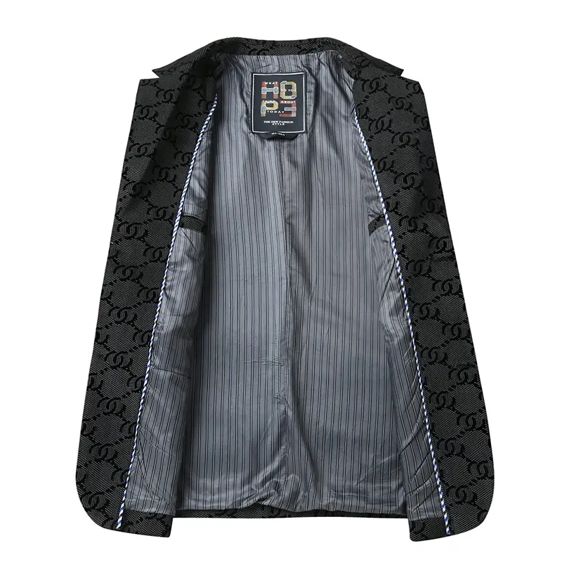 Oversized Men's Fashion Suit High Quality Autumn Business Casual plus Size Single West Loose Fit Big Coat for Fat Man
