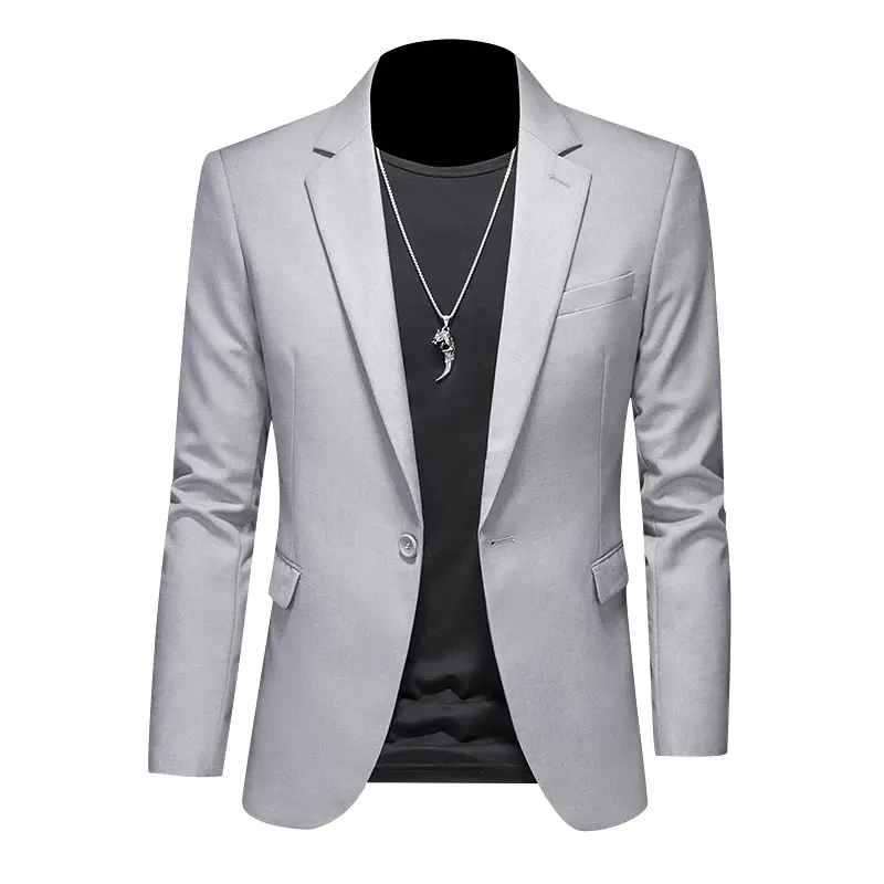 Mens Suit 2025 New Plus Size Slim Fit Single Breasted Blazer Professional Wedding Business Party Office Formal Jacket Coats