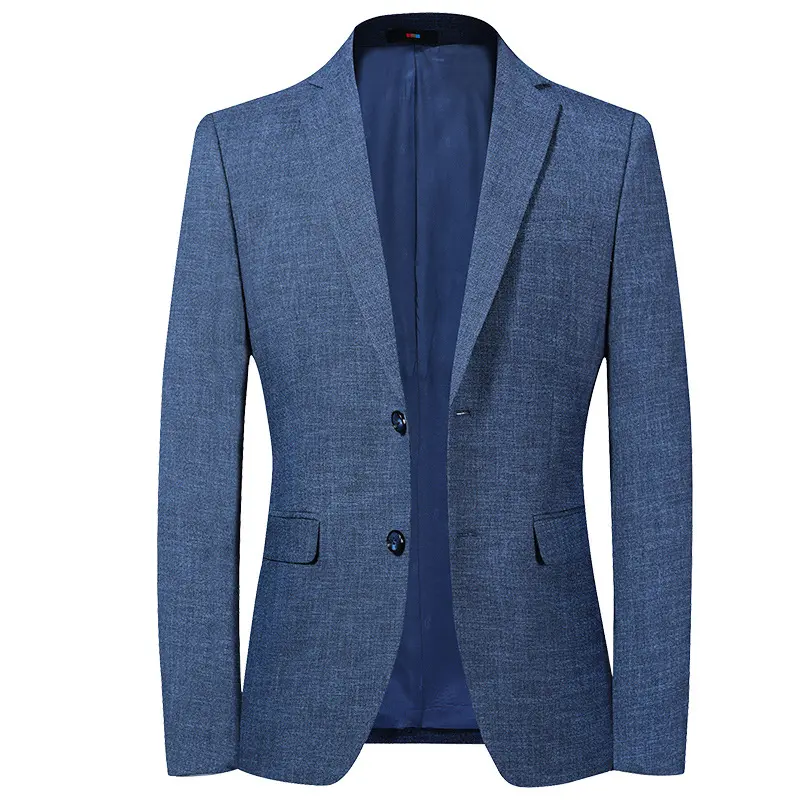 Men Blazers Turn Down Collar Suits Business Jackets Blazer Cardigan Single Breasted Long Sleeve Outerwear Summer Slim Fit