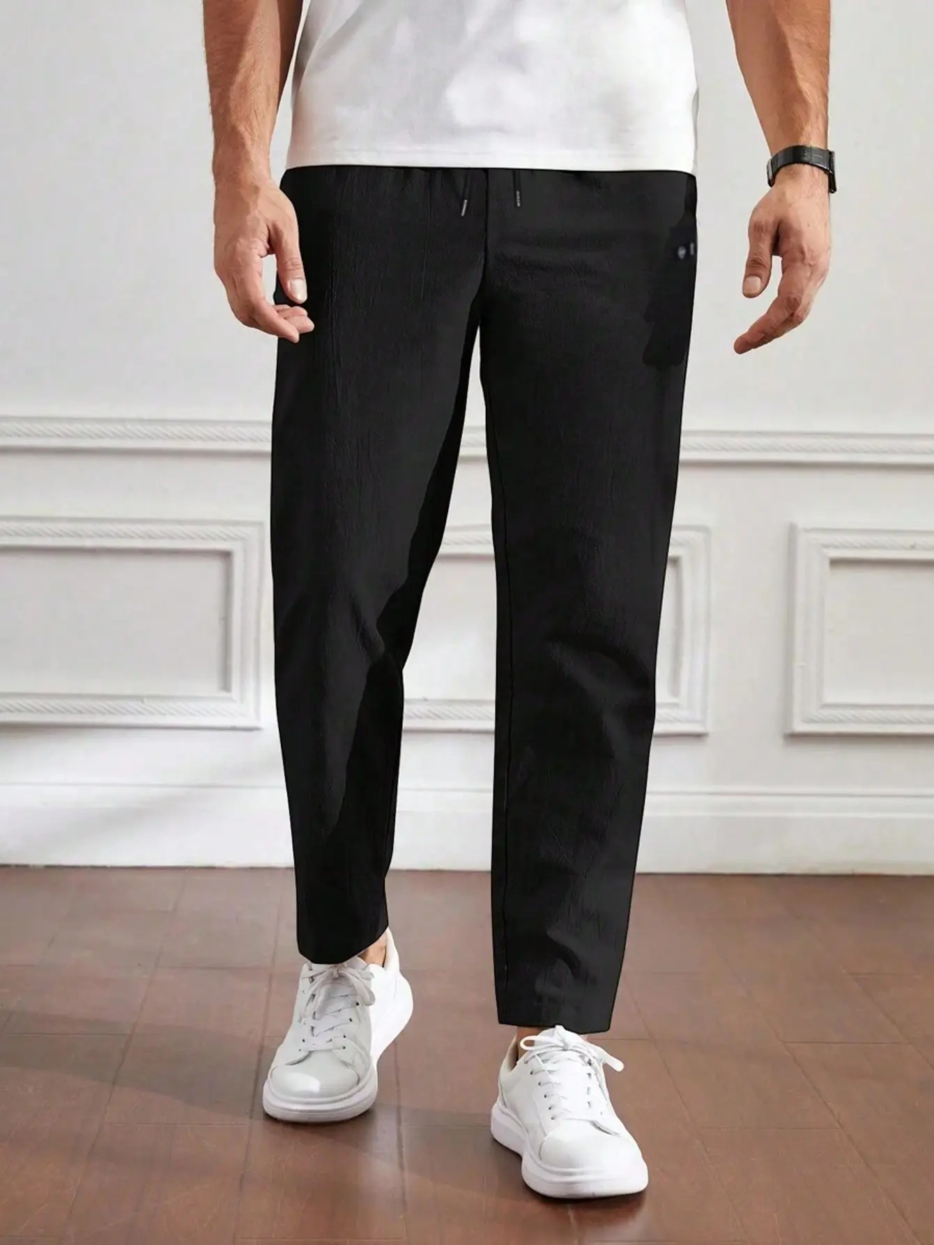 Men's ice silk fashion casual versatile speed dry pants spring and summer models pants