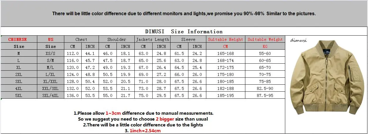Men's Bomber Zipper Jacket Casual Men Streetwear Pilot Biker Coats Men Retro Outdoor Windbreaker Baseball Jackets Mens Clothing