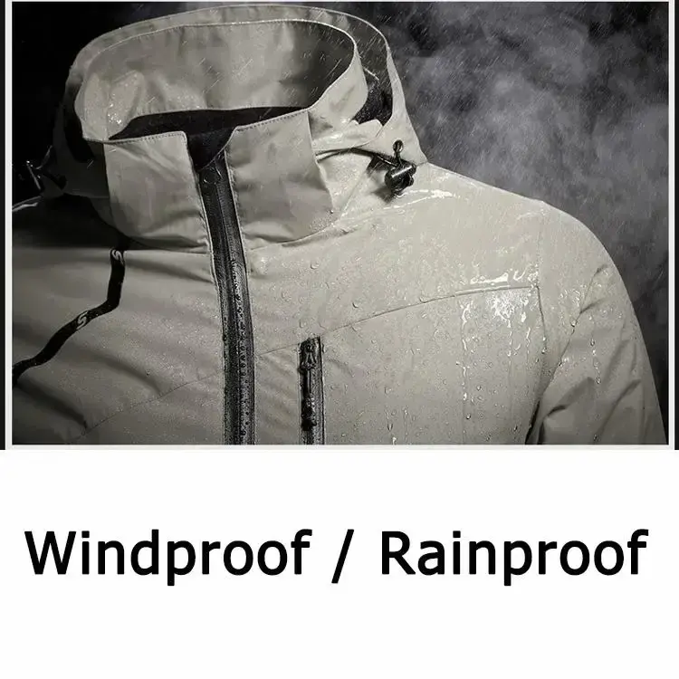 Windproof Rainproof Coat Big Size Men Clothing Windbreaker Men Outdoor Jacket Plus Size 5XL 6XL 7XL
